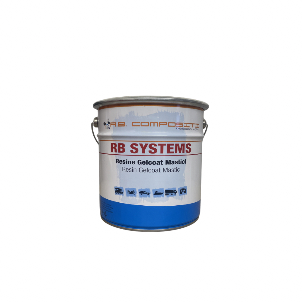 Gelcoat nero per stampi a pennello - 5 kg